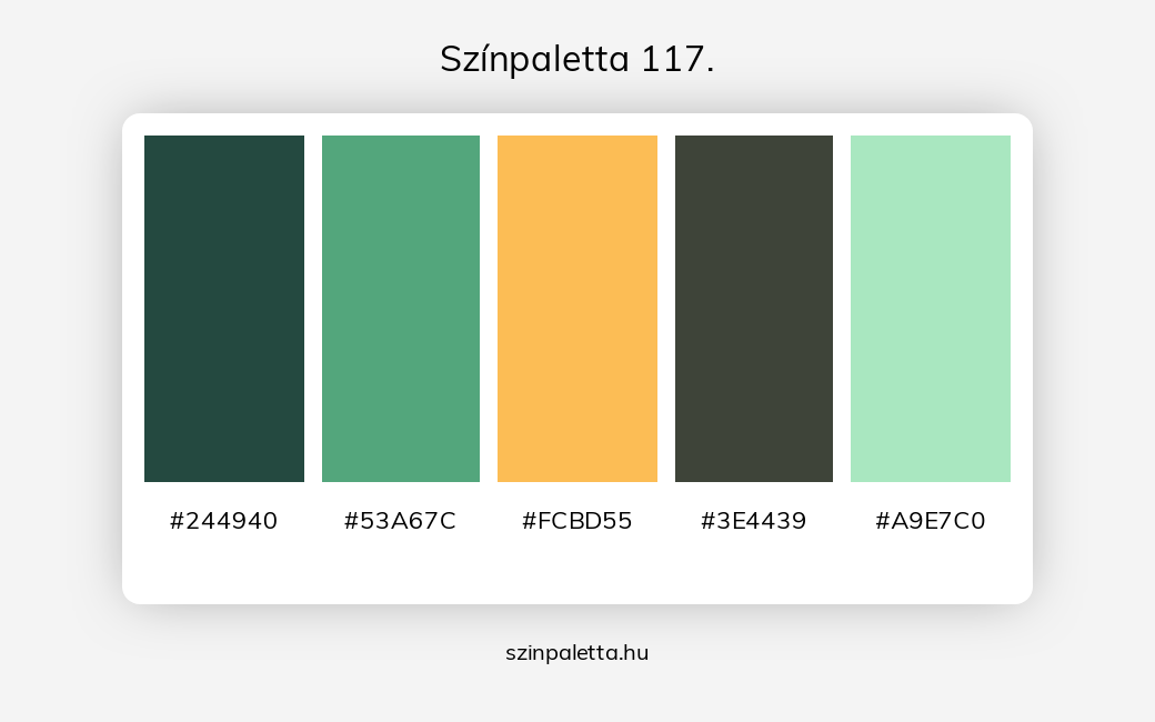 Színpaletta 117. - Színpaletta a következő címkékkel: fekete, narancssárga, türkiz, zöld, meleg színek, hideg színek, narancssárga és fekete, zöld és fekete, zöld különböző árnyalatai, zöld és türkiz,  színpaletta. - szinpaletta.hu