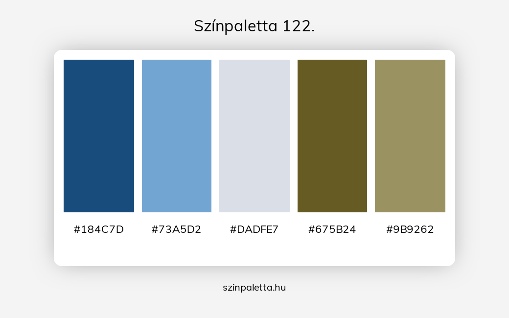 Színpaletta 122. - Színpaletta a következő címkékkel: kék, szürke, zöld, meleg színek, hideg színek, zöld és szürke, kék és szürke, zöld különböző árnyalatai, kék különböző árnyalatai, tört színek, tört zöld,  színpaletta. - szinpaletta.hu
