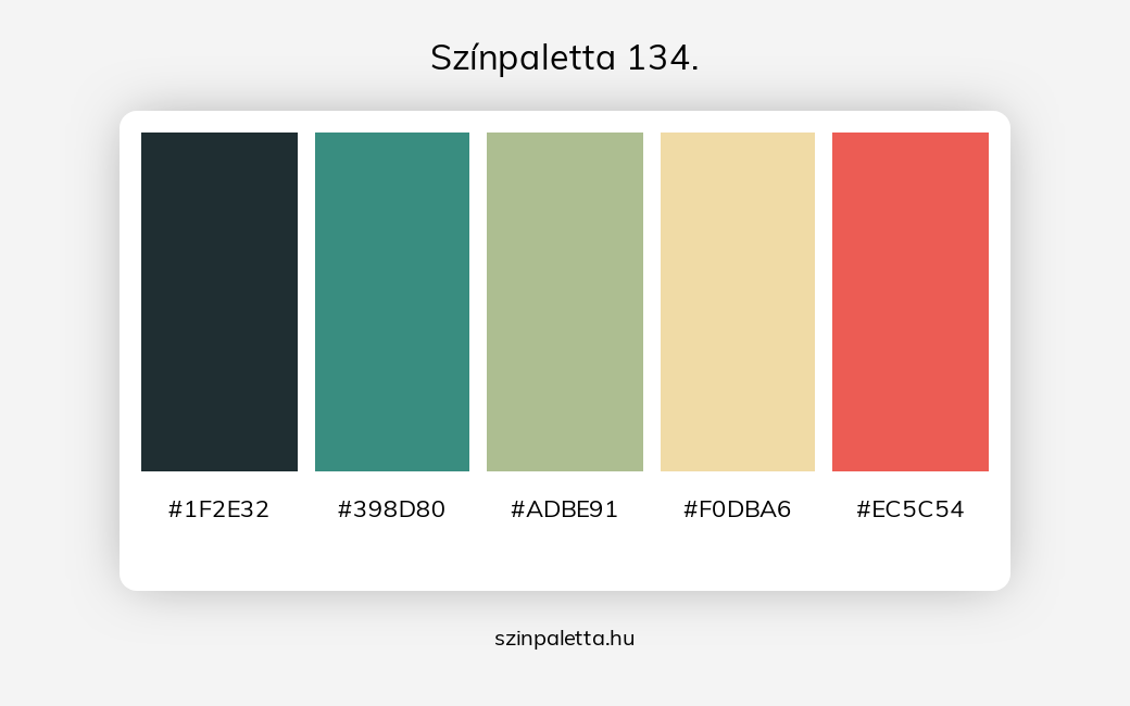 Színpaletta 134. - Színpaletta a következő címkékkel: fekete, piros, sárga, zöld, meleg színek, hideg színek, piros és sárga, sárga és zöld, zöld és fekete, zöld különböző árnyalatai, tört színek, tört zöld,  színpaletta. - szinpaletta.hu