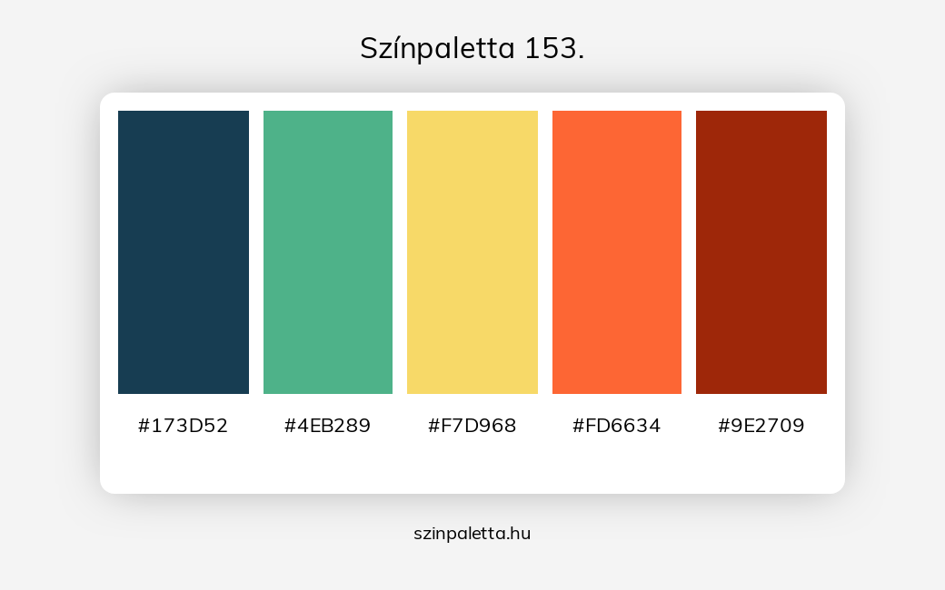 Színpaletta 153. - Színpaletta a következő címkékkel: kék, piros, sárga, zöld, meleg színek, hideg színek, piros és sárga, sárga és zöld, zöld és kék, piros különböző árnyalatai,  színpaletta. - szinpaletta.hu