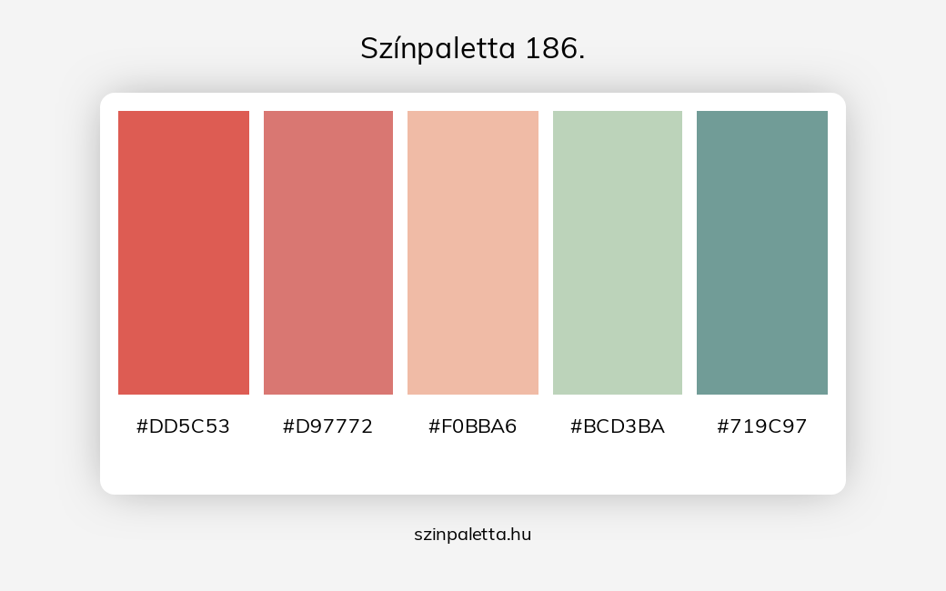 Színpaletta 186. - Színpaletta a következő címkékkel: piros, zöld, meleg színek, hideg színek, piros és zöld, piros különböző árnyalatai, zöld különböző árnyalatai, tört színek, tört piros, tört zöld,  színpaletta. - szinpaletta.hu
