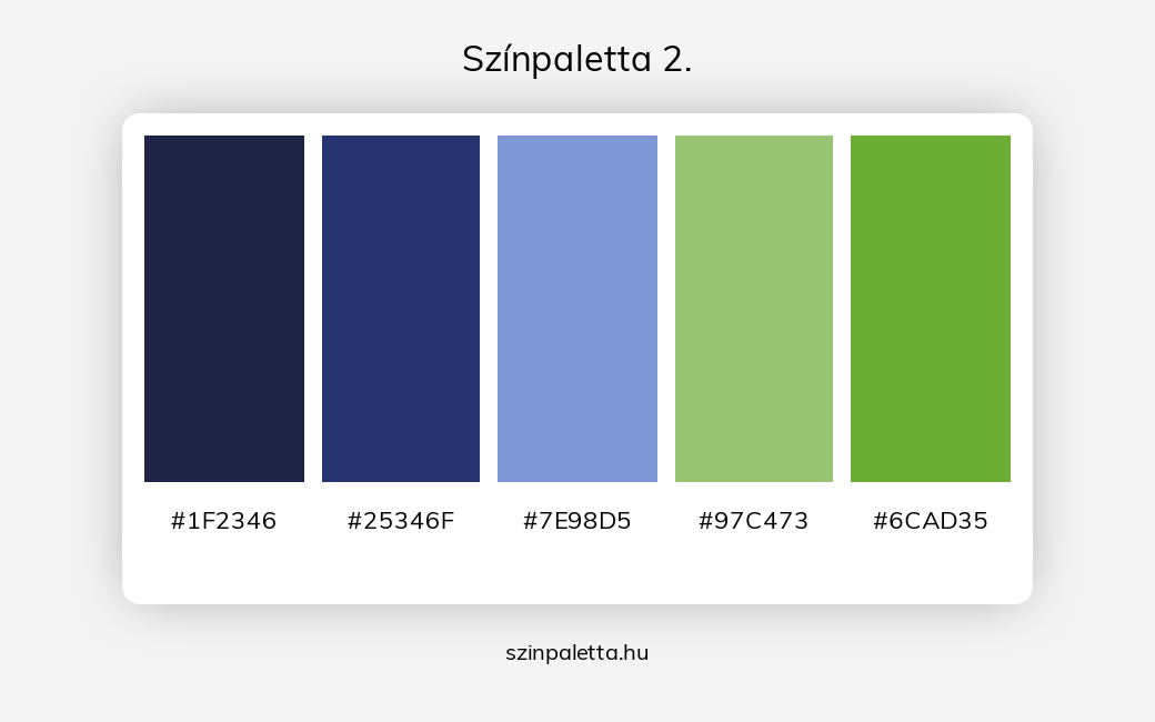 Színpaletta 2. - Színpaletta a következő címkékkel: zöld, kék, meleg színek, hideg színek, zöld különböző árnyalatai, kék különböző árnyalatai,  színpaletta. - szinpaletta.hu
