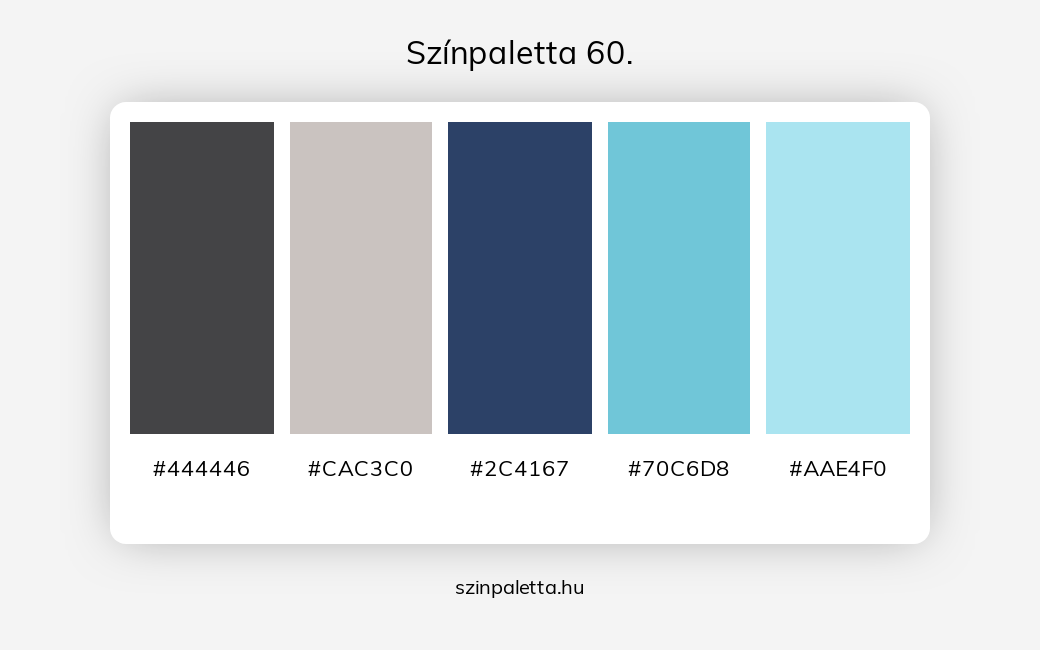 Színpaletta 60. - szinpaletta.hu