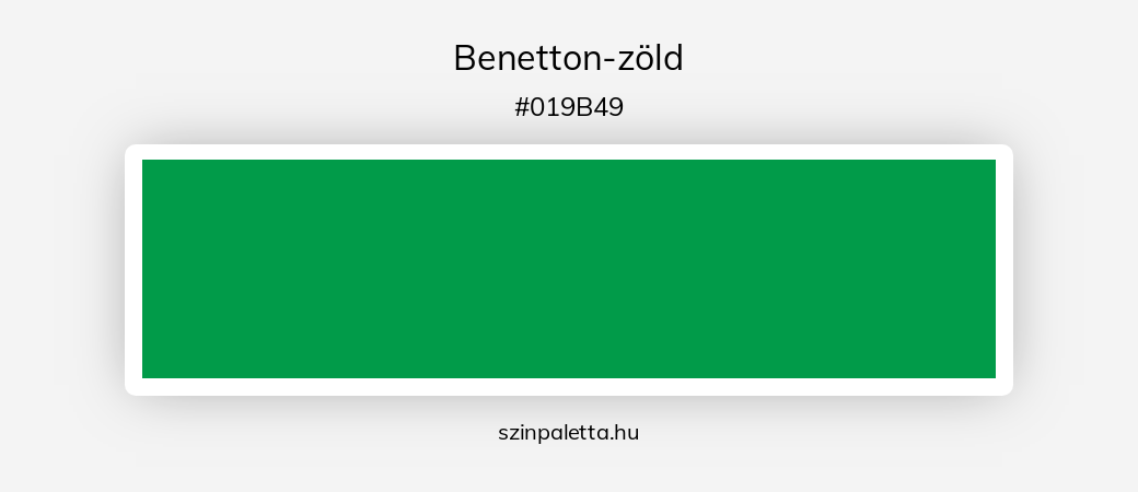 Benetton-zöld - szinpaletta.hu