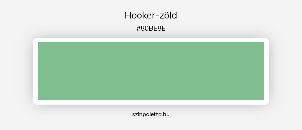 Hooker-zöld - szinpaletta.hu