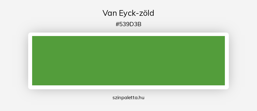 Van Eyck-zöld - szinpaletta.hu
