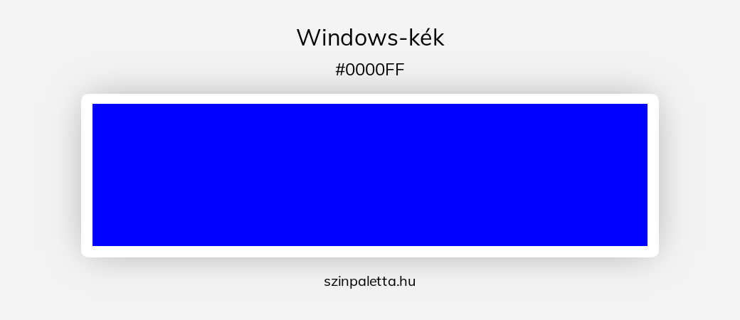 Windows-kék - szinpaletta.hu