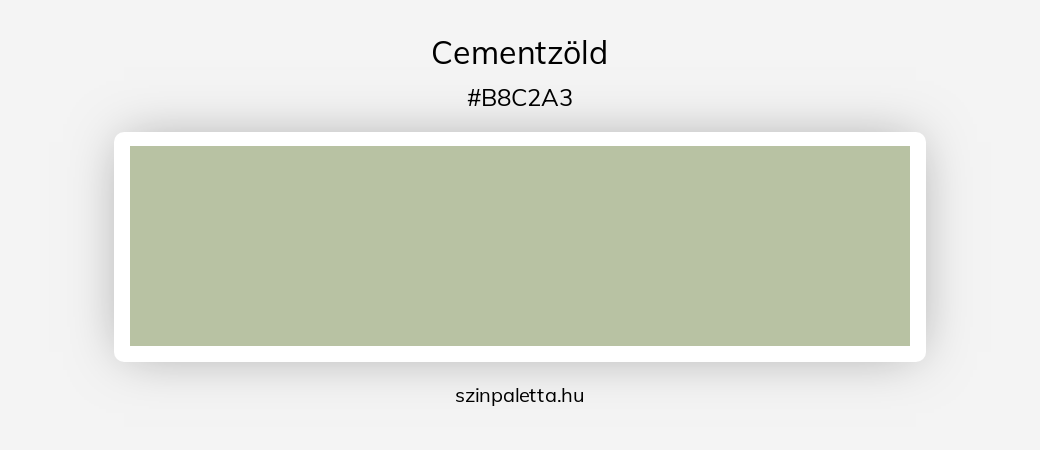 Cementzöld - szinpaletta.hu