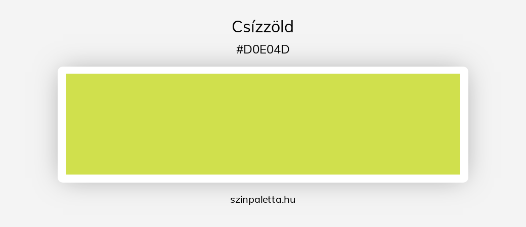 Csízzöld - szinpaletta.hu