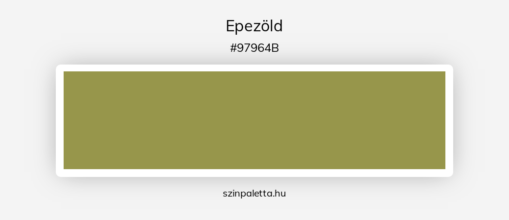 Epezöld - szinpaletta.hu