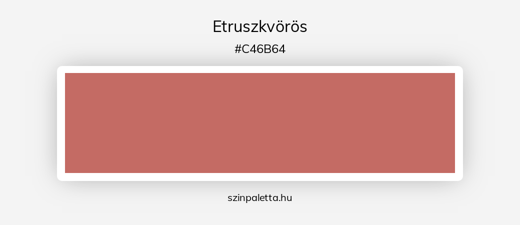Etruszkvörös - szinpaletta.hu