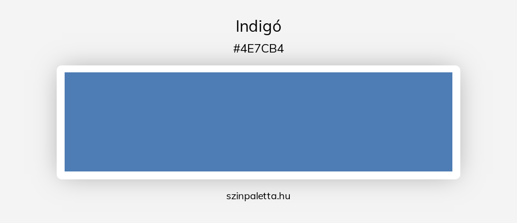 Indigó - szinpaletta.hu