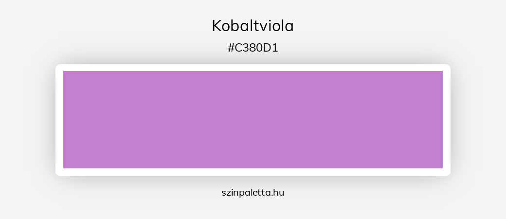 Kobaltviola - szinpaletta.hu