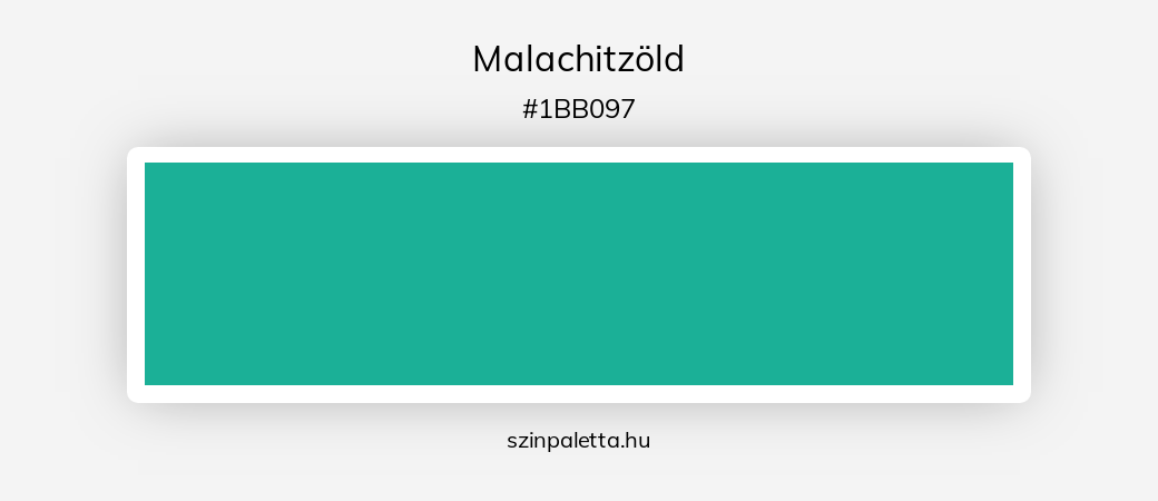 Malachitzöld - szinpaletta.hu