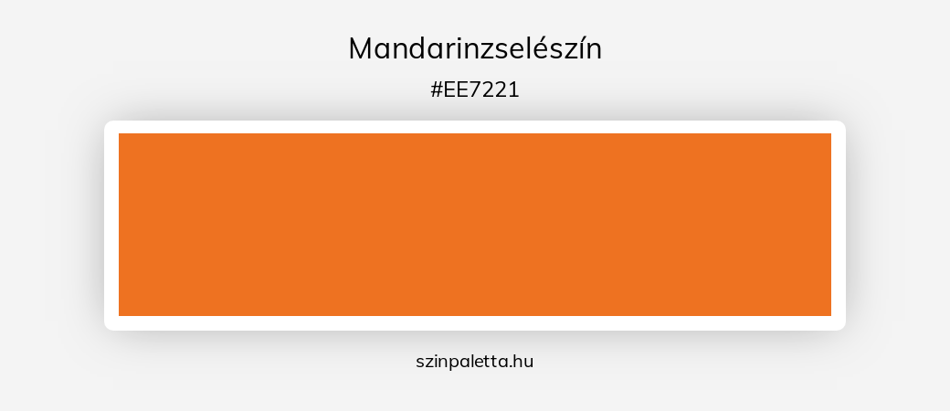 Mandarinzselészín - szinpaletta.hu