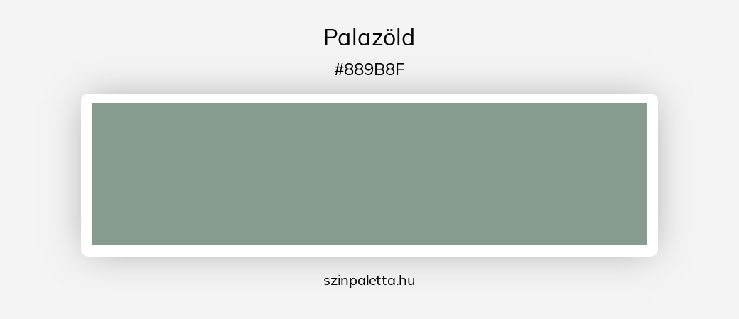 Palazöld - szinpaletta.hu