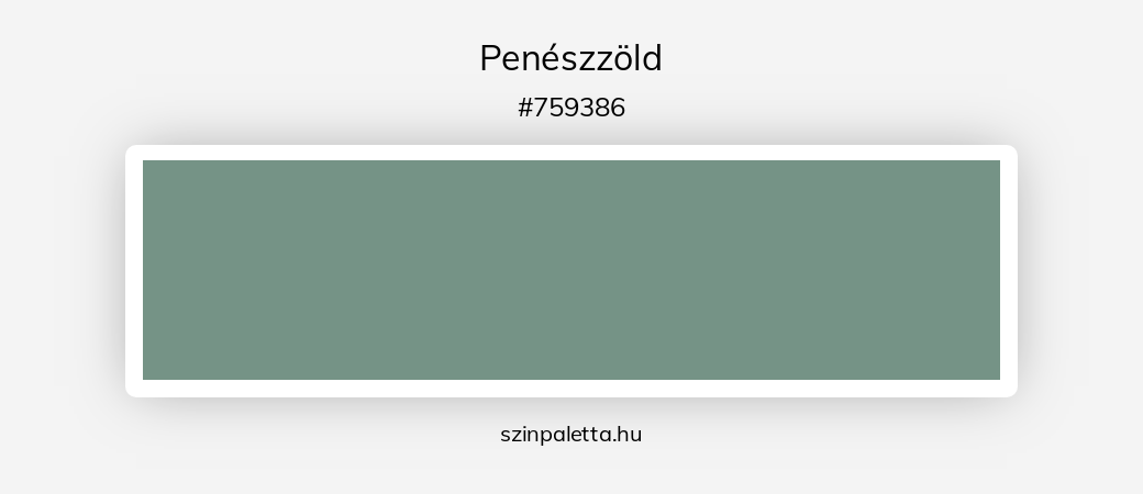 Penészzöld - szinpaletta.hu