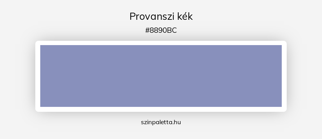 Provanszi kék - szinpaletta.hu