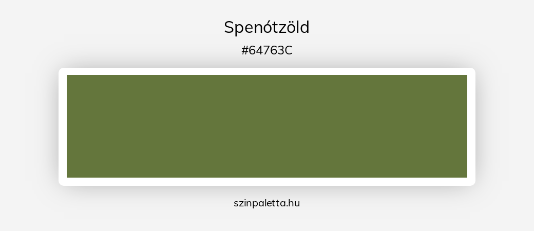 Spenótzöld - szinpaletta.hu