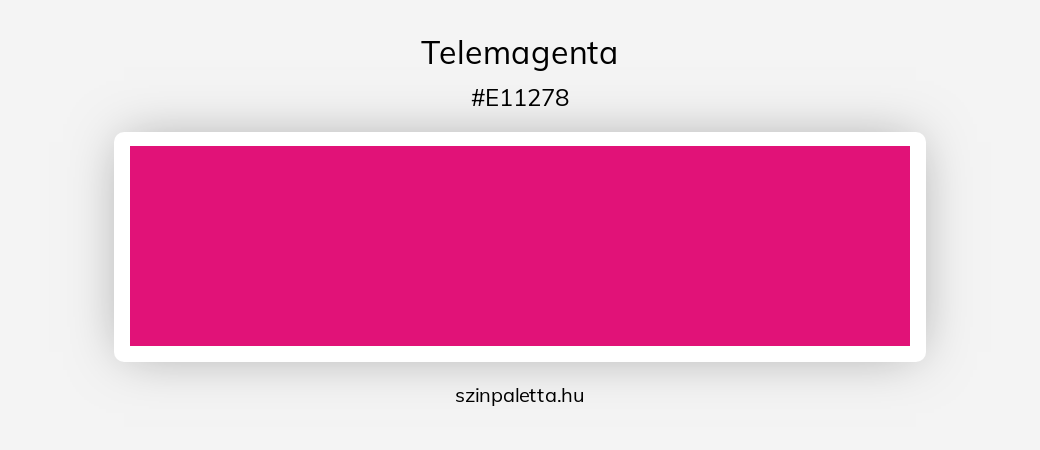 Telemagenta - szinpaletta.hu