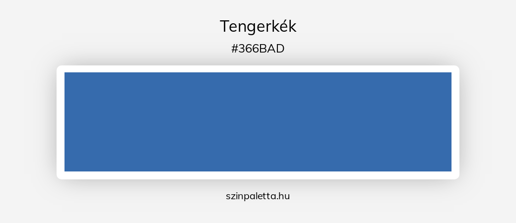 Tengerkék - szinpaletta.hu