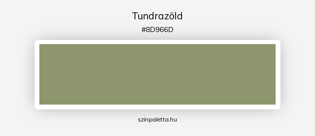 Tundrazöld - szinpaletta.hu