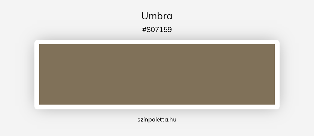 Umbra - szinpaletta.hu